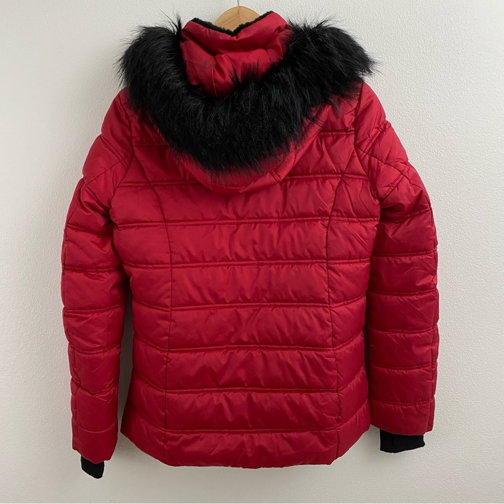 Nautica | Water Resistant Red Hooded Jacket - Picture 9 of 17